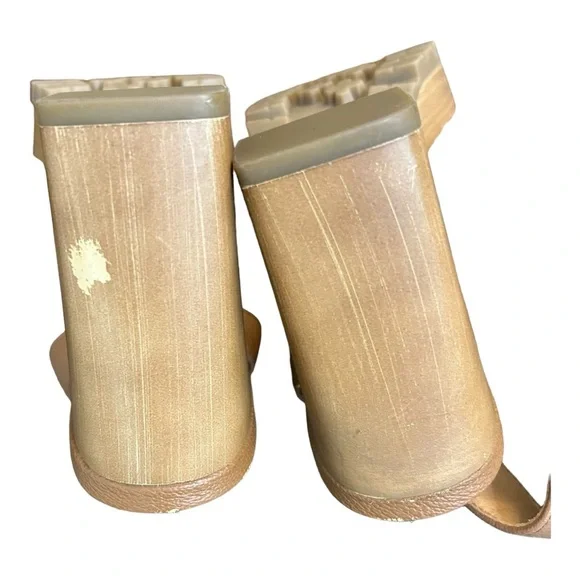 NWT Crown Vintage Julia Wood Block Heel Platform Sandal Women’s SZ 6.5 G… - Picture 7 of 9